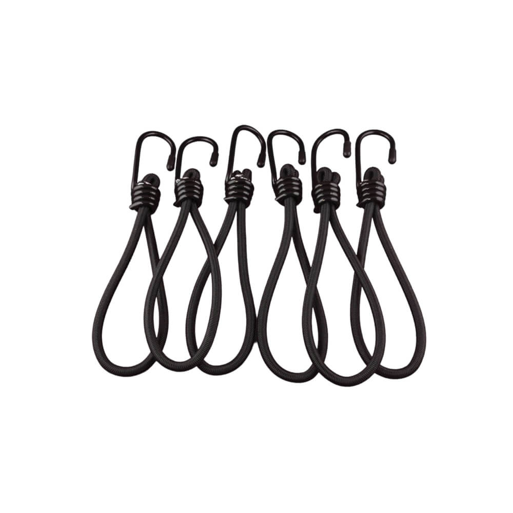 สายรัดยางยืดแบบห่วง ECSAI ตะขอเหล็ก ขนาด 6 มม. ยาว 30 ซม. สีดำ (แพ็ค 6 ชิ้น)_8